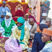 Courtesy Visit To HRH Emir of Zazzau by the RDM, Northern District, Engr Alaka and his management Team at the Royal Palace Zaria (1)