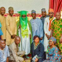 Courtesy Visit To HRH Emir of Zazzau by the RDM, Northern District, Engr Alaka and his management Team at the Royal Palace Zaria (2)